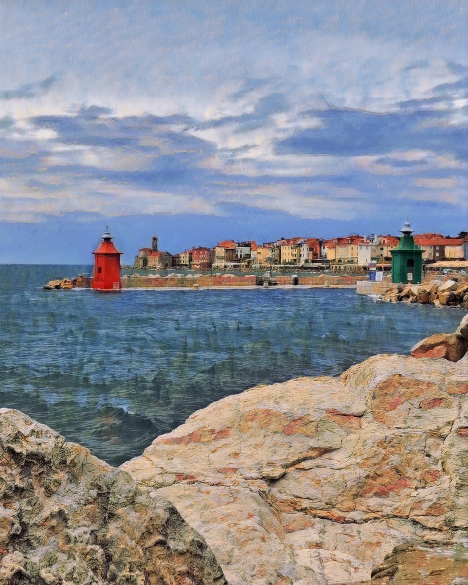 Plik do wydruku poster zatoka śródziemnomorska