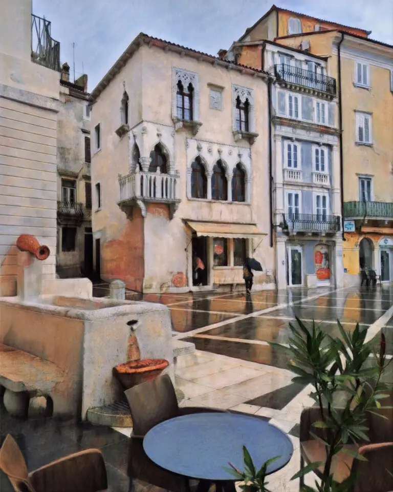 Plik do wydruku posteru kawa na rynku