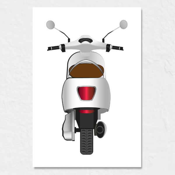 dekoracja plik do wydruku skuter