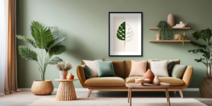 Plik z motywem roślinnym – grafika egzotycznego liścia