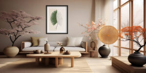 Liść egzotyczny plik do pobrania - wizualizacja salon